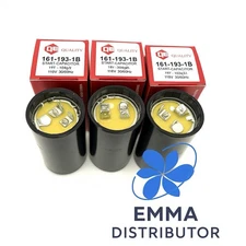 3Pcs-Motor Start Capacitor 161-193 MFD uF 110VAC 50/60Hz HVAC