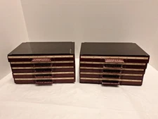 2 Vintage OHMITE "Little Devils" Resistor Cabinet Bakelite Read Desc See Pics