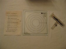 Creative Memories Circle Cutter: Glass Tray, Template, Rotating Blade, box