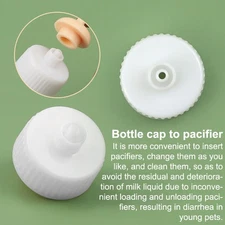 Pet Kitten Feeding Bottle Nipple Feeder Can Squeeze Liquid Milk Nursing Bottl A3