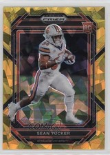 2023 Panini Prizm Draft Picks Gold Ice Prizm Sean Tucker #121 15ej
