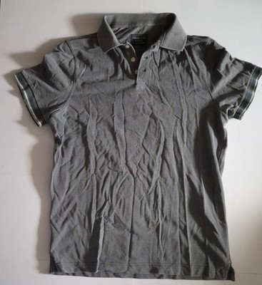 Abercrombie & Fitch Poloshirt   Grau   Größe XL