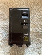 Square D QO220 20 Amp 2-Pole Circuit Breaker