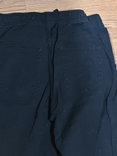 Boys Wonder Nation Size XL 14-16 Navy Blue Chino Jogger Pants Cotton Blend EUC - Picture 8 of 10