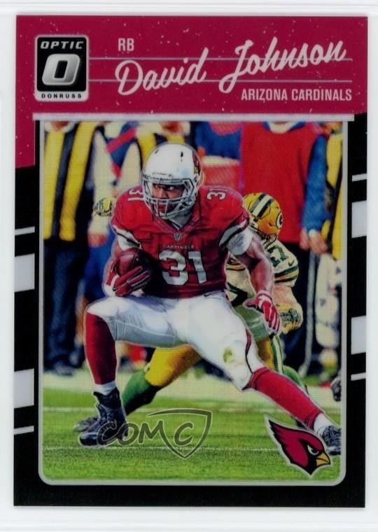 2016 Donruss Optic Black /25 David Johnson #3 p8v