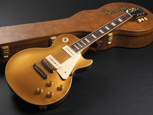 Gibson Les Paul Standard 50s P-90 ~Gold Top Tracking number - Picture 2 of 9
