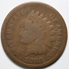 1868 Indian Head Penny Cent Good (G) Details