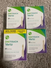 One Touch VERIO test strips 135 ct expire 2026 SEALED 135 TOTAL STRIPS NOT EXPIR