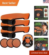 Hard Hat Sweatband and Top Pad - 3 Set Washab...