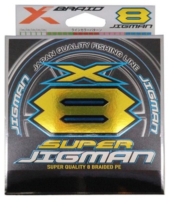 X-Braid Super Jigman X8 300M #2 35Lb 5 Colors_