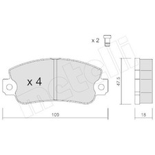 Kits de frein Seat MALAGA