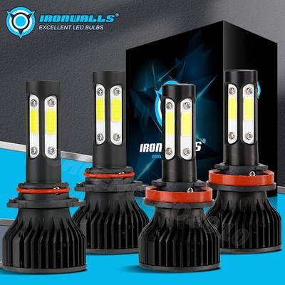 6/8/4 Sides 9005 H11 LED Headlights Hi/Low Bulbs For Toyota Camry 2007-2016 2017