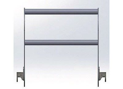 Go Industries 33673B For 19-C Ram 2500/3500 Winch System Grille Guard Black