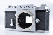 Nikon F 35mm SLR Film Camera Silver Body No Finder From JAPAN Mint  7198