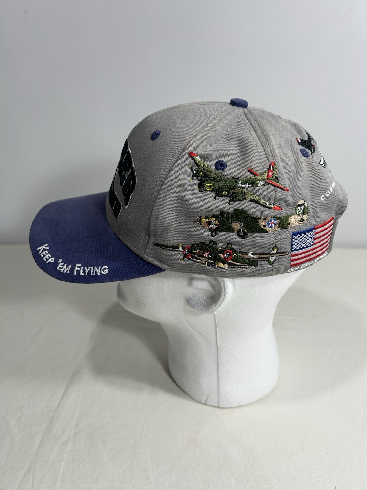 Bomber Command Hat Cap Adjustable with Embroidere… - image 4