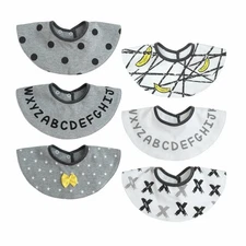 Baby Bibs for Boys and Girls Cotton Baby Eating Bib for Drooling and Teething...