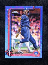 2025 Topps Chrome Logofractor Edition Blue Refractor /150 Royce Lewis #254 11uo