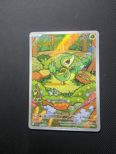 Snivy 087/086 BLK En - Illustration Rare - S&V Black Bolt - Mint