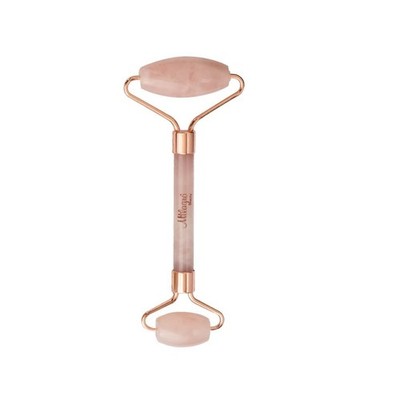Milagro Rose Quartz Double Sided Jade Stone Roller For Massage