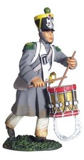 17996 -French Light Infantry Voltigeur Drummer Advancing- Napoleonic - W Britain