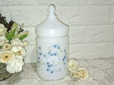 .ARCOPAL VETRO OPALINO BARATTOLO CUCINA MYOSOTIS VERONICA ANNI 70 ..