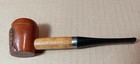 Vintage Hand Carved Native American Indian Tobacco Pipe — photo 1