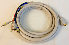 12 Ft VGA HD15 to 5-BNC RGBHV Male Video Monitor Cable Converter EMI Mini Coax
