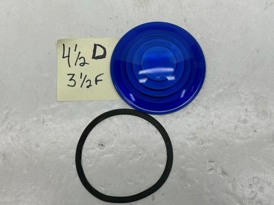 4.5'' Lunar White Corning GLASS Railroad Lantern Switch Lamp Lens And Gasket