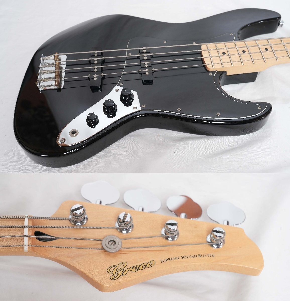 Greco Vシェイプ エレキベース ブラック Greco Vシェイプ エレキベース ブラック Greco Vシェイプ エレキベース