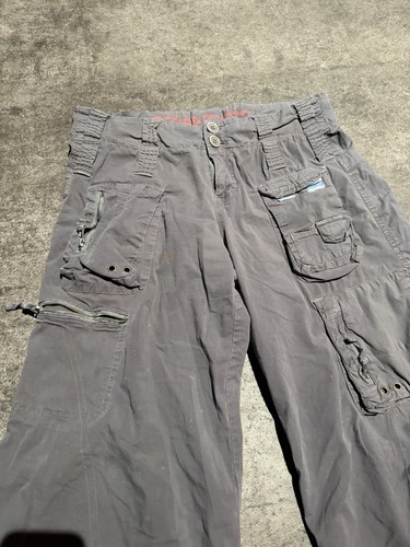 Vintage Y2k Low Rise Straight Leg Cargo Pants Utility Grunge Skate Dance Size 6 , Size 6, $35 - Photo 2