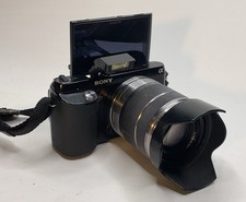 Sony NEX-F3 mirrorless camera with 18-55mm le...