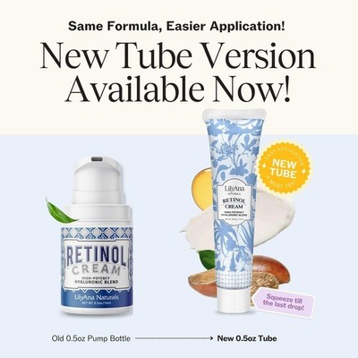 LilyAna Naturals Anti Aging Retinol Face Cream for Women   Wrinkle & Neck Cream