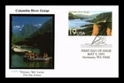 Dr Jim Stamps Columbia River Gorge Postal Stationery Card Colorano Silk FDC