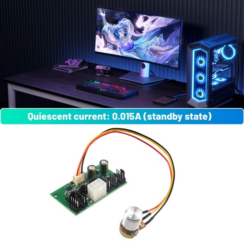 1Pcs Computer Case Miner Fan Speed Controller 8-Channel Fan Hub PWM High-8696 - Afbeelding 2 van 7