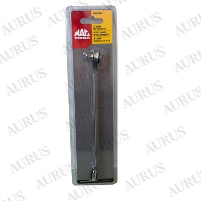 BRAND NEW Mac Tools BW8SB 8'' Dual-Sided Bit Ratchet 1/4'' & 5/16'' Hex Extra Long