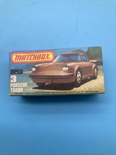 Matchbox Superfast 3 Porsche Turbo K Style nur Box