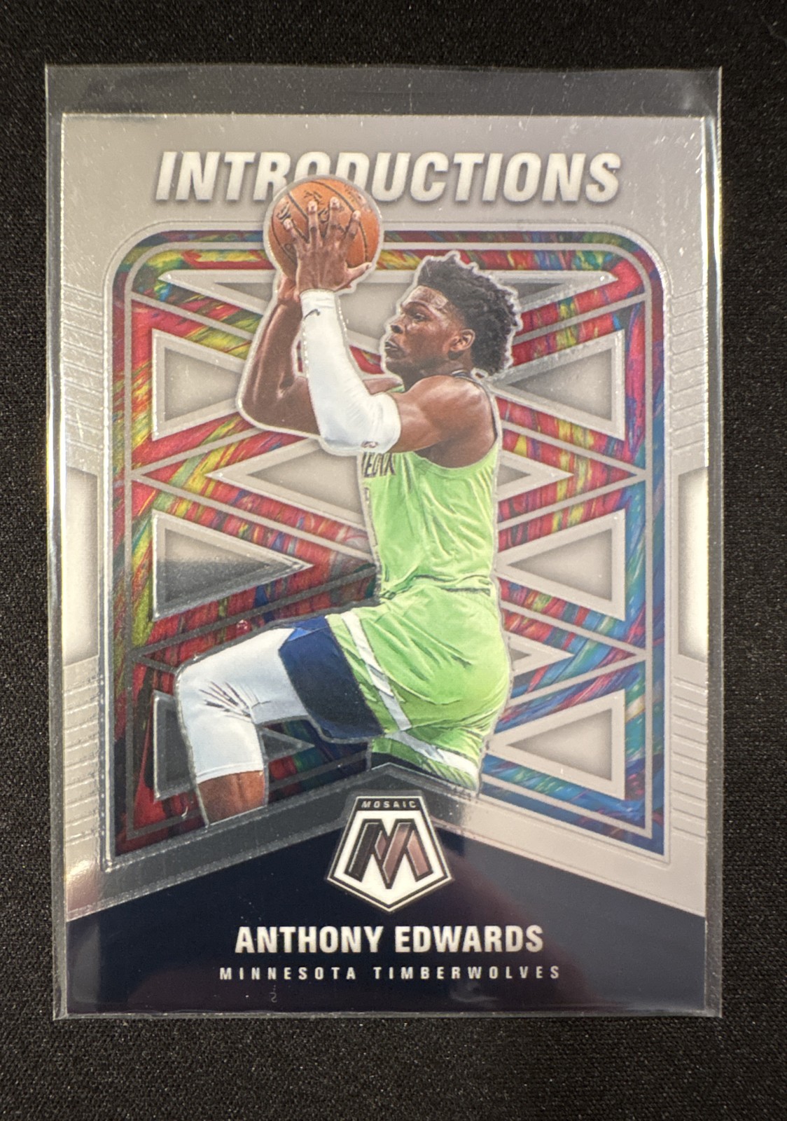 2020-21 Panini Mosaic - Introductions - Anthony Edwards #10 (RC)