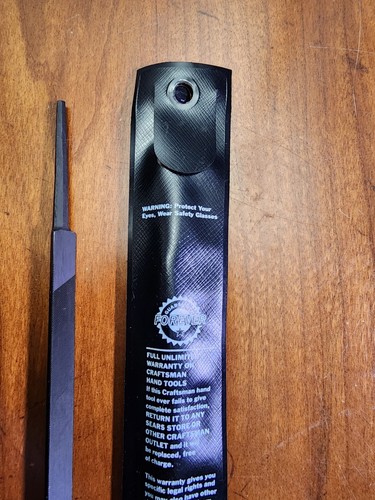 NOS Craftsman 6" Slim Taper File 31274 - Picture 7 of 7