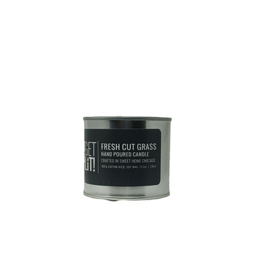 Get Lit! Fresh Cut Grass Hand Poured Soy Wax Jar Candle 11.2 oz *SKU14-2*