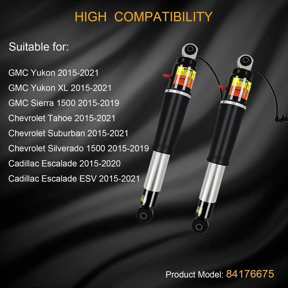 84176675 Amortiguador de puntal de aire trasero&#65292;Paquete de 2 Amortiguadores Compatible  Foto 3 de 4