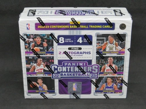 2022-23 PANINI CONTENDERS BASKETBALL FACTORY SEALED HOBBY BOX 2 AUTOS JL10