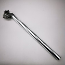 Kalloy UNO Aluminium Sattelstütze Patent Fahrrad 25,0 - 27,2 mm | 400 mm silber