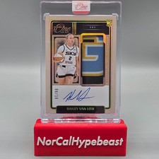 2025 Panini WNBA One & One HAILEY VAN LITH RC Rookie Jersey Auto GOLD /10