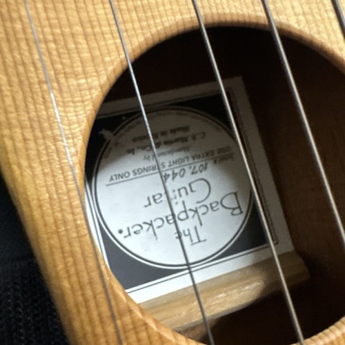 Martin Steel String Backpacker Akustik Reisegitarre mit Koffer und Gurt - schön - Bild 5 von 10
