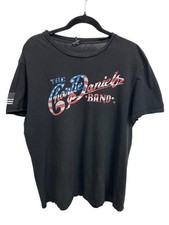 Charlie Daniels Band T-Shirt Size L Two Things Protect America, God US Military