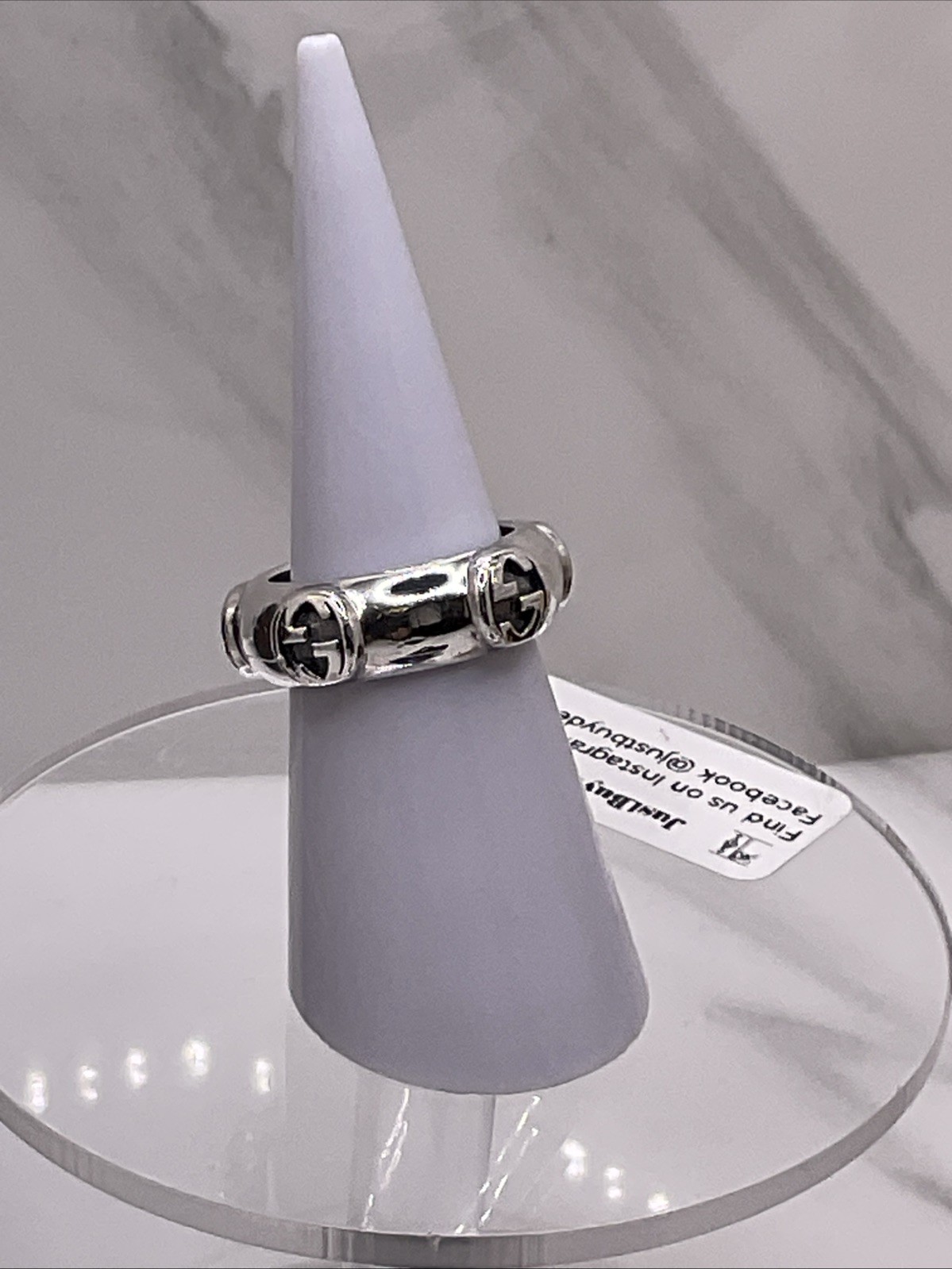 Gucci Multiple Interlocking G’s Silver Sterling B… - image 8