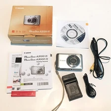 Canon PowerShot A3100 IS - 12.1MP Digital Camera - Silver