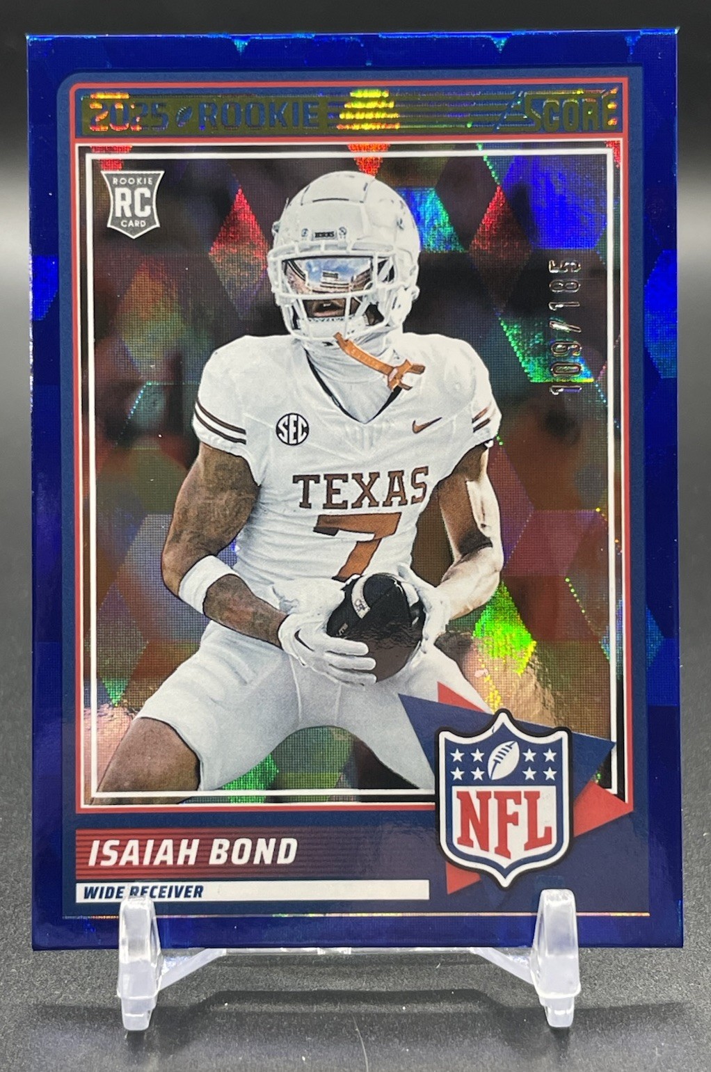 2025 Panini Score CUBIC ISAIAH BOND ROOKIE RC /185 #53