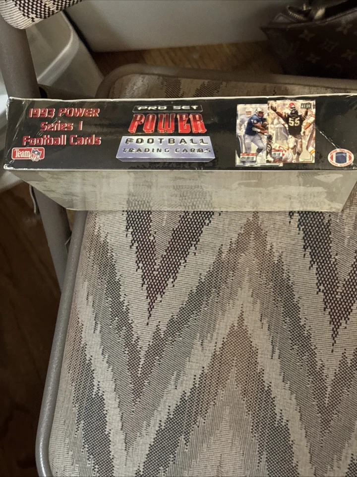 1993 PRO SET Power Series-1 Football Box~Emmitt Smith Random Inserted Holograms - Image 2 of 4