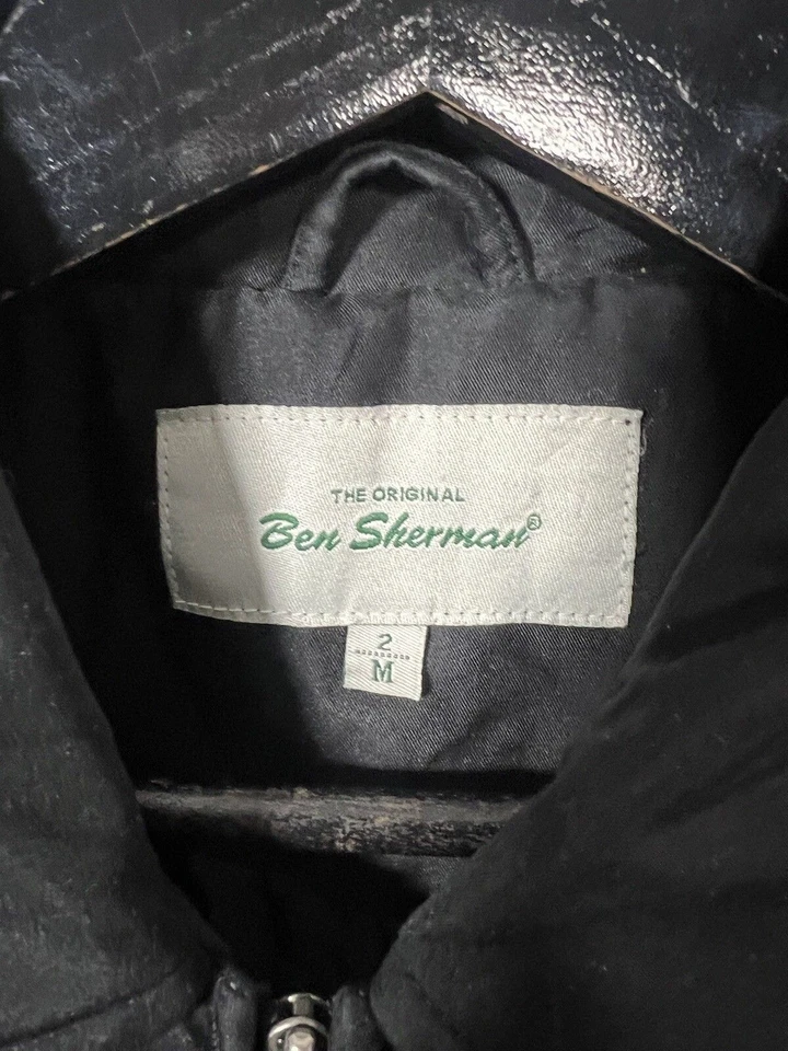 BEN SHERMAN Jacket - Size Medium - Black - Great Condition - Men’s - Image 4 of 4